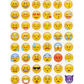 samolepka Super smajlici na cokoliv - 48 ks