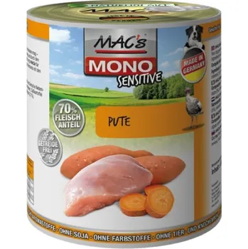 MAC's Dog Mono Sensitive krůta, 800 g