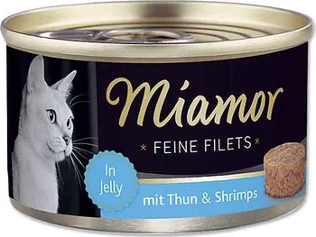 Krmivo pro kočku Miamor Fine Filets konzerva tuňák/krevety 100 g