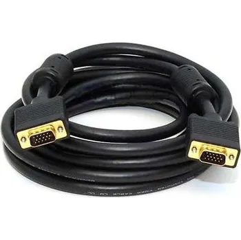 Kabel do PC Kabel k monitoru SVGA, 15 M/15 M, 5 m, ferritové stínění, (15 pin) pozlacené konektory