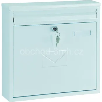 Poštovní schránka Poštovní schránka TERAMO 360×320×80 v sestavě na stěnu Barva: Bílá