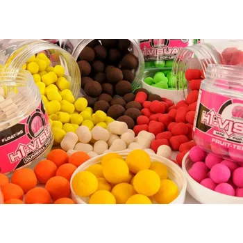 Boilies Mainline válečkové plovoucí boilies Hi-Visual Dumbell Pop-Ups Příchuť: Tutti-Frutti