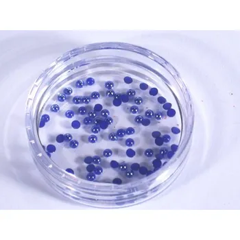 Kamínky-perly na nehty modrá-námořnická 100ks