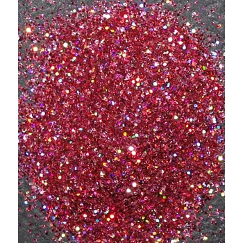 Prach body&nails červeno-růžová multi holografická MINI kelímek