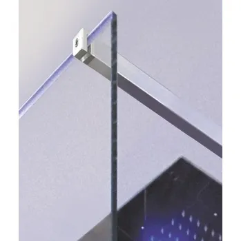 Tyč na sprchový závěs Aquatek OASIS rozpěrná tyčka rovná hranatá délka 120 cm