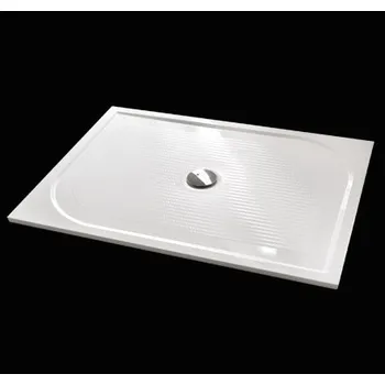 Sprchová vanička Aquatek Bent 120x90cm sprchová vanička z litého mramoru obdélníková s protiskluzovou úpravou