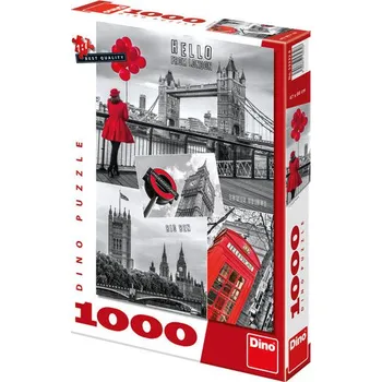 Puzzle Dino Londýn koláž 1000 dílků