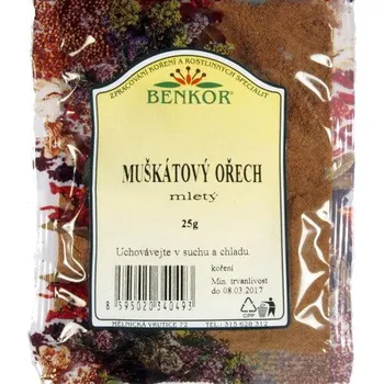 Koření Benkor Muškátový ořech mletý 25 g