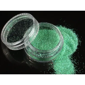 Prach na nehty zelený