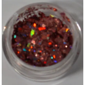 Ozdoby na nehty-Drcená slída nails cihlová 7g 606