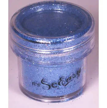 Prach body&nails stříbrno modrá č.574