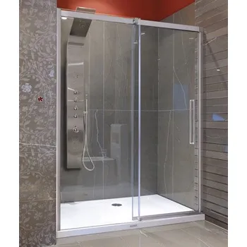 Sprchové dveře Aquatek Admiral B2 - Luxusní sprchové dveře zasouvací 117-121cm, sklo 8mm