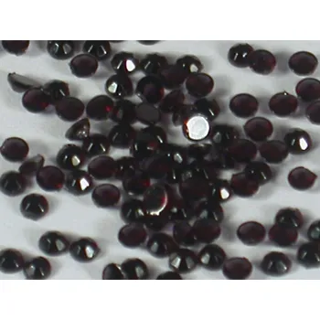 Kamínky na nehty kulaté černé 1,75mm 40ks