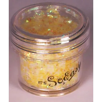 Ozdoby na nehty-Drcená slída nails pale yellow snow č.622 7g