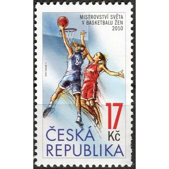 Poštovní známka Česká pošta (2010) č. 649 ** - Česká republika - MS v basketbalu žen
