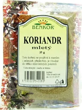 Koření Benkor Koriandr mletý 35 g
