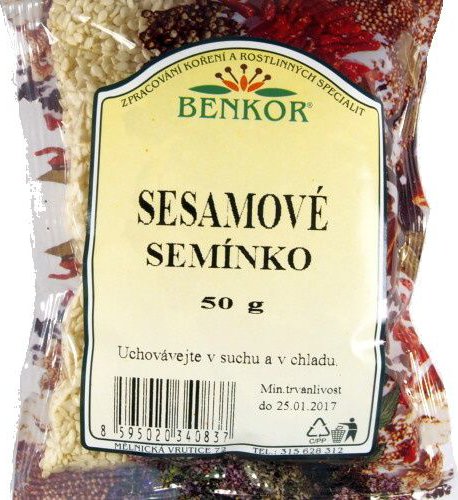 Benkor Sezamové semínko 50 g - Zbozi.cz