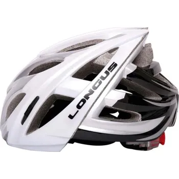 Cyklistická přilba LONGUS Spider Velikost L/XL, stříbrná barva