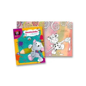 omalovánky Krkouni - třpytivé omalovánky s říkankou - Romana Andělová