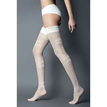 Dámské punčochy Veneziana Ar Fanny • 1/2-S/M • norková • punčochy samodržící 15 DEN