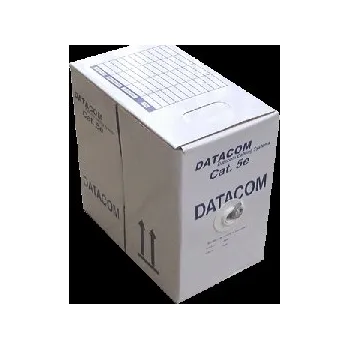 Síťový kabel Datacom 1100 UTP drát CAT5E PVC, 305m, šedý