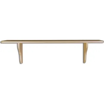 police PK120 dřevěná police z masivní borovice Drewmax (Kvalitní nábytek z borovicového masivu)