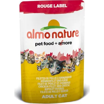 Krmivo pro kočku Almo Nature Rouge Label Adult kapsička Chicken Fillet/Cheese 55 g