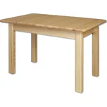 ST101 120(170)x80 cm dřevěný rozkládací jídelní stůl z masivní borovice Drewmax (Kvalitní nábytek z borovicového masivu)