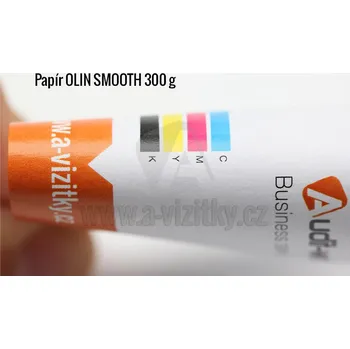Speciální papír Audit-web Vizitky - oboustranný tisk, papír Olin Smooth 300 g