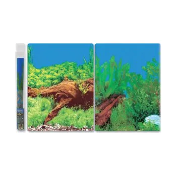 Dekorace do akvária Pozadí oboustranné č.1 100×50cm