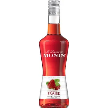 Monin liqueur Creme de Fraise 18% 0,7 l (holá láhev)