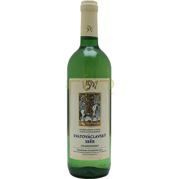 Víno Vinné sklepy Maršovice Chardonnay 2015 zemské 0,75 l polosladké bílé víno