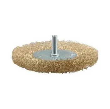 Drátěný kartáč Drátěný kartáč se stopkou do vrtačky 100mm, boční drátěný kartáč, stop