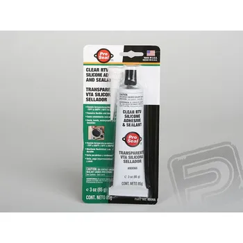 Tmel Clear RTV 85,1g (3oz.) Čirý silikonový lepící tmel