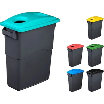 Odpadkový koš Odpadkový koš na tříděný odpad ECOSORT 85 l (Odpadkový koš na tříděný odpad ECOSORT 85 l, popelnice plastová 60 l na tříděný odpad)