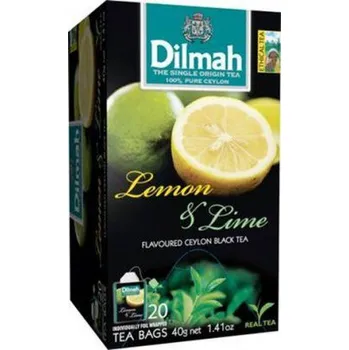 Káva Čaj Limetka a Citron 20 sáčků DILMAH
