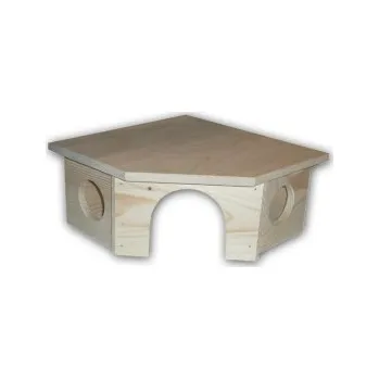 Pro hlodavce Domek rohový 26×13×26cm
