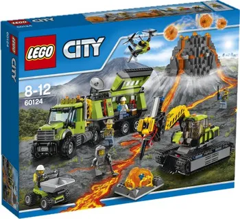 Stavebnice LEGO LEGO 60124 City sopečná základna průzkumníků