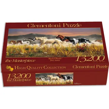 Puzzle Clementoni Divocí koně 13200 dílků
