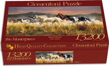 Puzzle Clementoni Divocí koně 13200 dílků