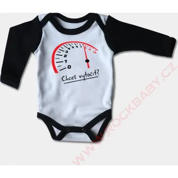 Kojenecký body Kojenecké body dlouhý rukáv - Chceš vytočit? BD-97