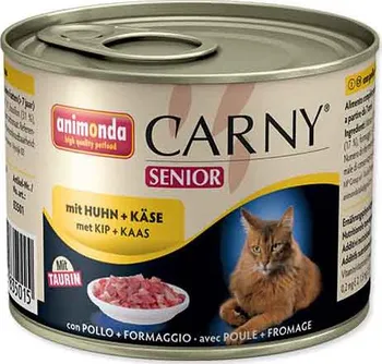 Krmivo pro kočku Animonda Carny Senior konzerva kuře/sýr