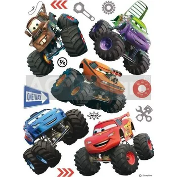 Samolepící dekorace Samolepicí dekorace Cars monsters tracky AGF1766 (65 x 85 cm) AG Design