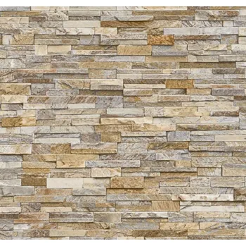 Tapeta Stěnový obklad Ceramics hnědobéžová 270-0162 štípaný kámen šířka 67,5 cm, metráž / vinylový koupelnový a kuchyňský stěnový obklad 2700162 D-c-fix