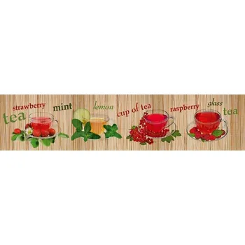 Fototapeta Samolepicí fototapeta na kuchyňskou linku Tea KI260-024 / Fototapety do kuchyně Dimex (260 x 60 cm)