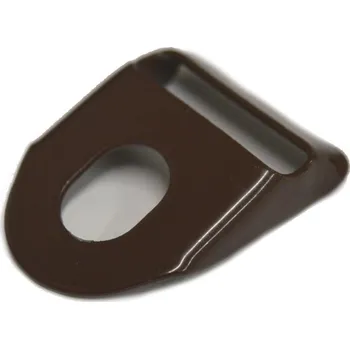Příslušenství pro plot Očko na přichycení napínáku na opasek - PVC hnědé