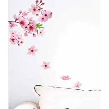 Samolepící dekorace Samolepící dekorace na zeď Cherry Blossom 54327 / Samolepka na zeď Crearreda (31 x 31 cm)