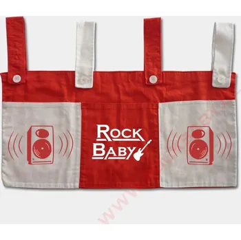 Příslušenství pro dětskou postel a kolébku Kapsář na postýlku - Reproduktory (červený) KAP60-06