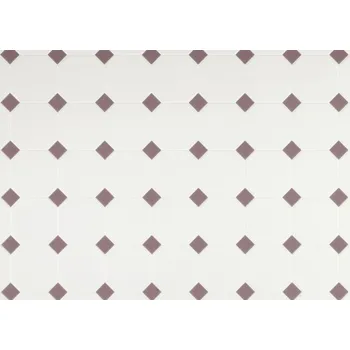 Tapeta Stěnový obklad Ceramics bílá, hnědošedá, imitace kachliček 270-0155 šířka 67,5 cm, metráž / vinylový koupelnový a kuchyňský stěnový obklad 2700155 D-c-fix