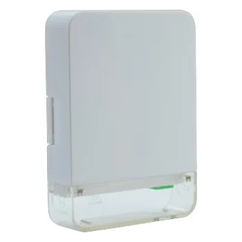 Racková skříň CSB11 Zásuvka FTTH na omítku pro zakončení až 2 vláken - spojka SC simplex nebo LC duplex, bílá